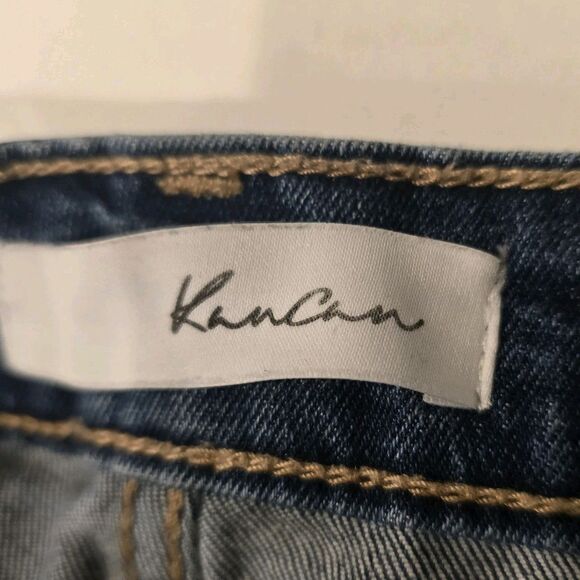 Kancan Raw Hem Estilo Destroyed Paint Splatter Skinny Jeans Size 26 Wome… - Picture 6 of 7